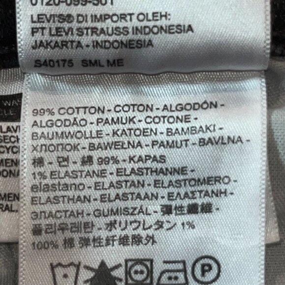 LEVI'S BIG E 501's Skinny - Faded Black Wash - Premium Denim - W26 L 28 - Picture 14 of 16